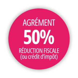 bouton 50% réduction fiscale